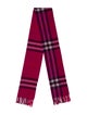 Burberry Cashmere Super Nova Check Pattern Scarf