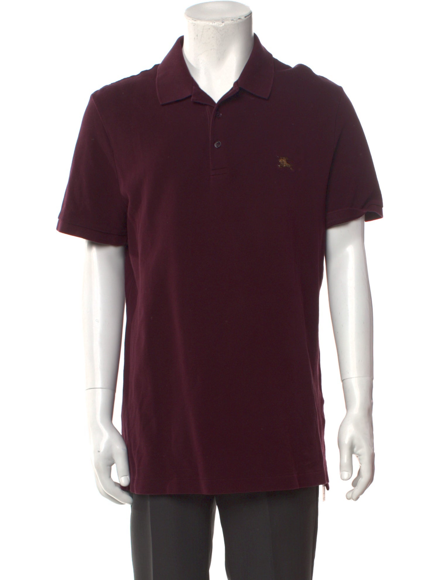 Burberry Crew Neck Short Sleeve Polo Shirt