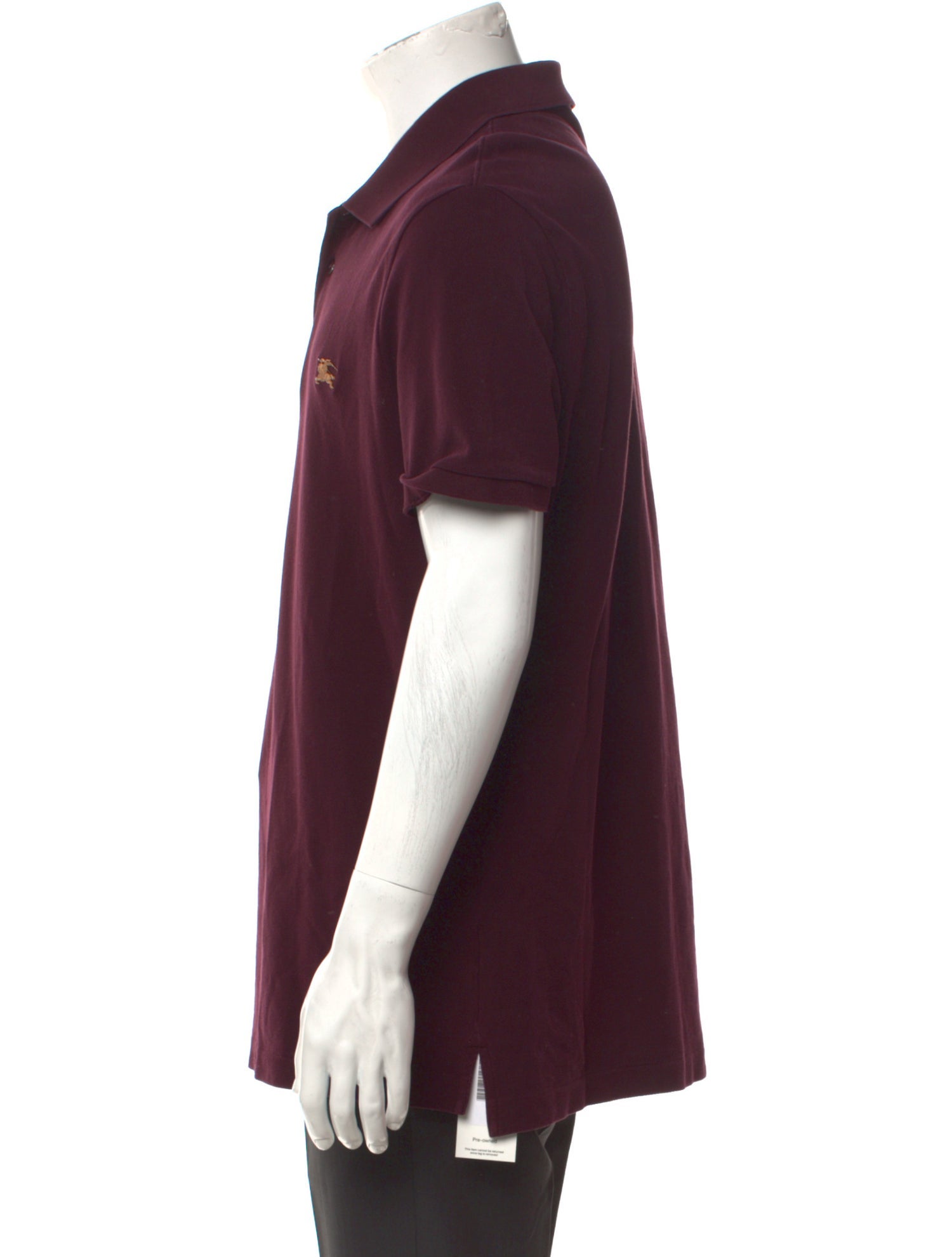 Burberry Crew Neck Short Sleeve Polo Shirt