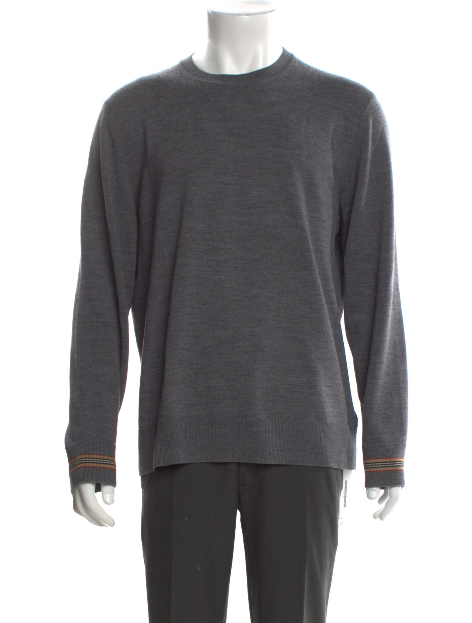 Burberry Merino Wool Crew Neck Pullover