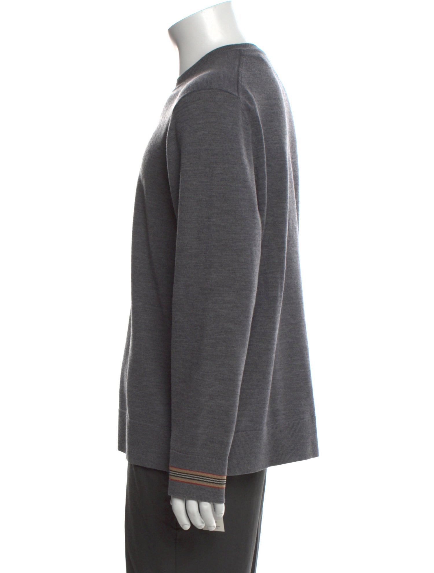 Burberry Merino Wool Crew Neck Pullover