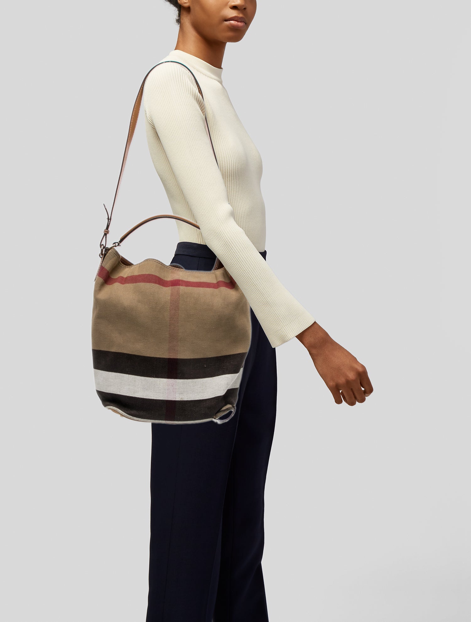 Burberry Exploded Check Ashby Medium