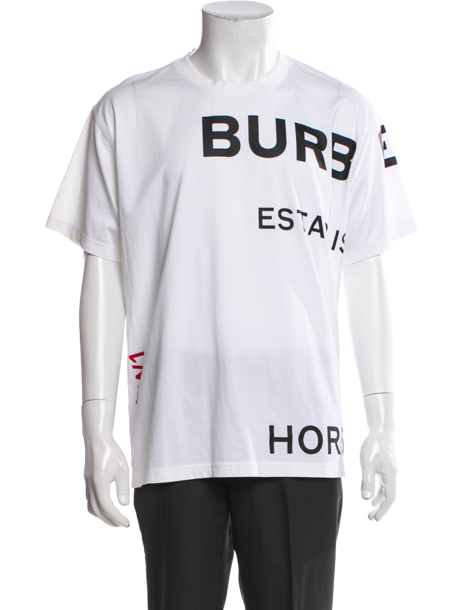 Burberry Graphic Print Crew Neck T-Shirt
