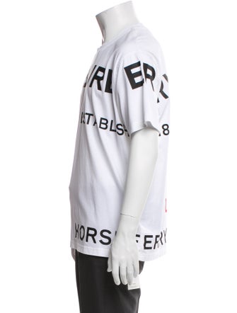 Burberry Graphic Print Crew Neck T-Shirt