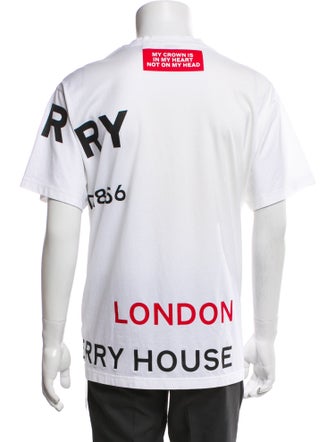 Burberry Graphic Print Crew Neck T-Shirt