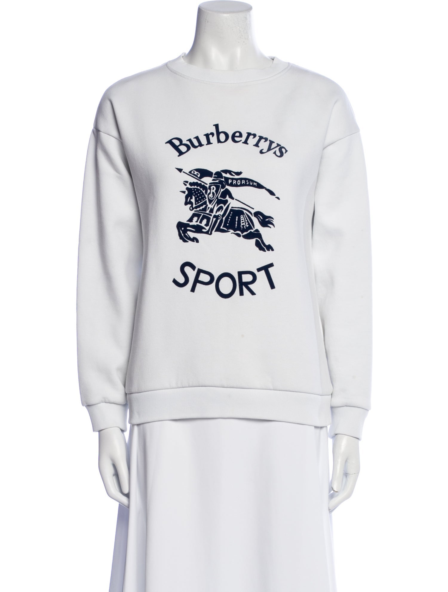 Burberry Graphic Print Crew Neck Sweatshirt