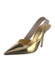 Burberry Patent Leather Slingback Pumps