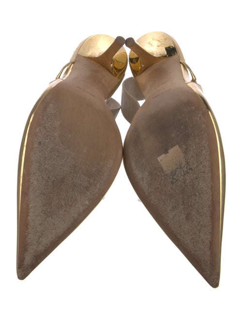 Burberry Patent Leather Slingback Pumps