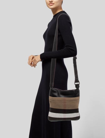 Burberry Super Nova Check Messenger Bag