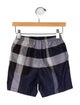 Burberry Plaid Shorts