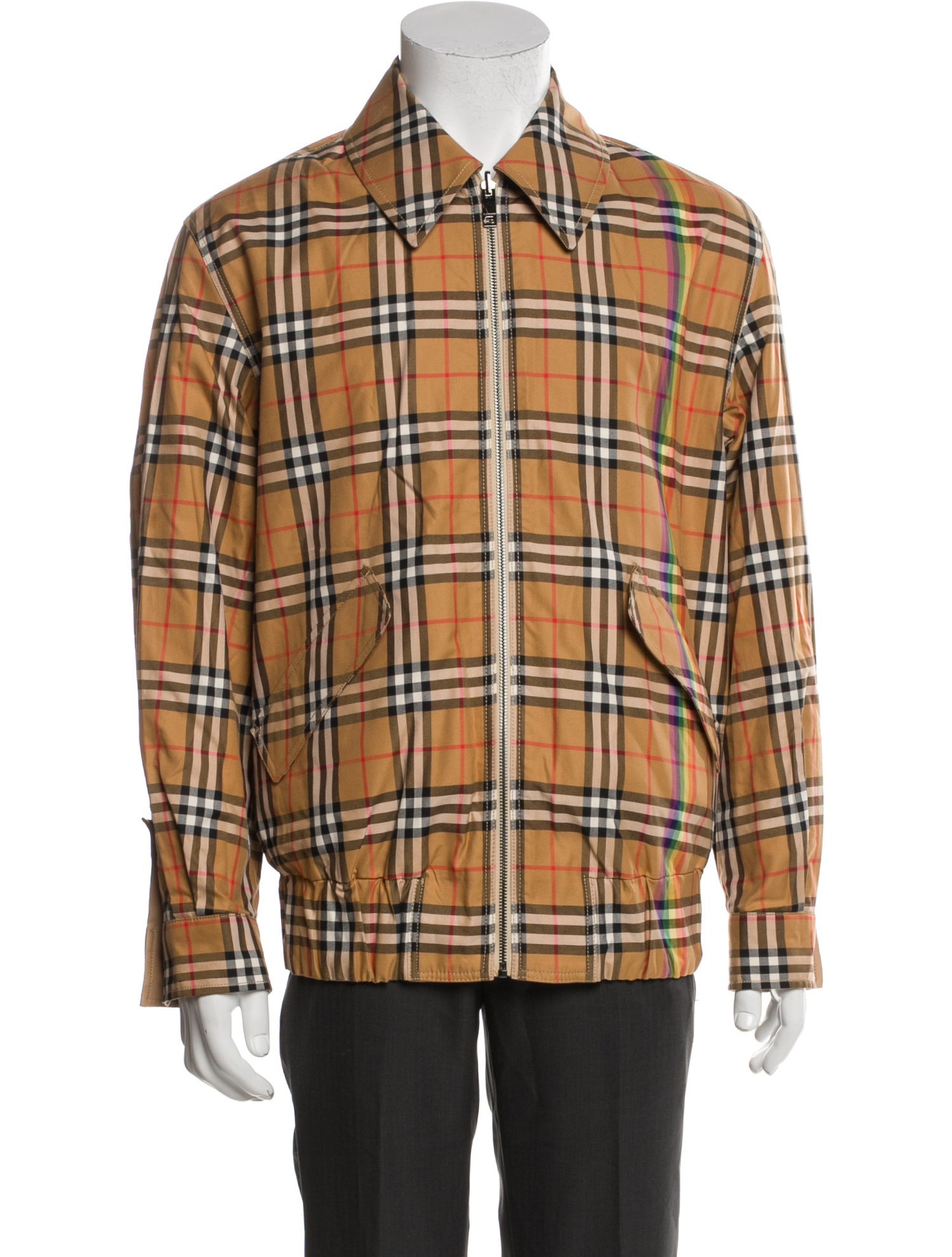 Burberry House Check Pattern Trucker Jacket