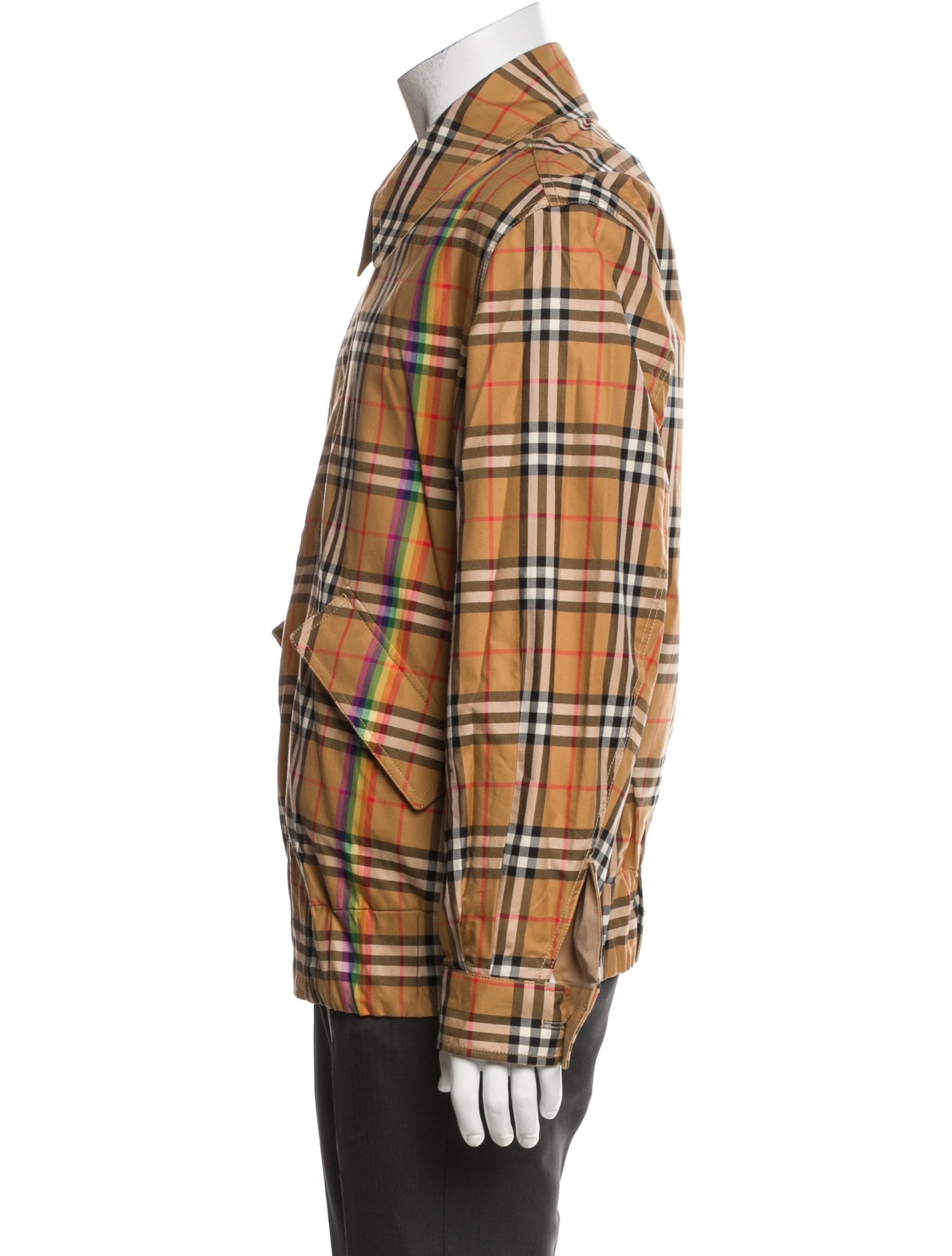 Burberry House Check Pattern Trucker Jacket