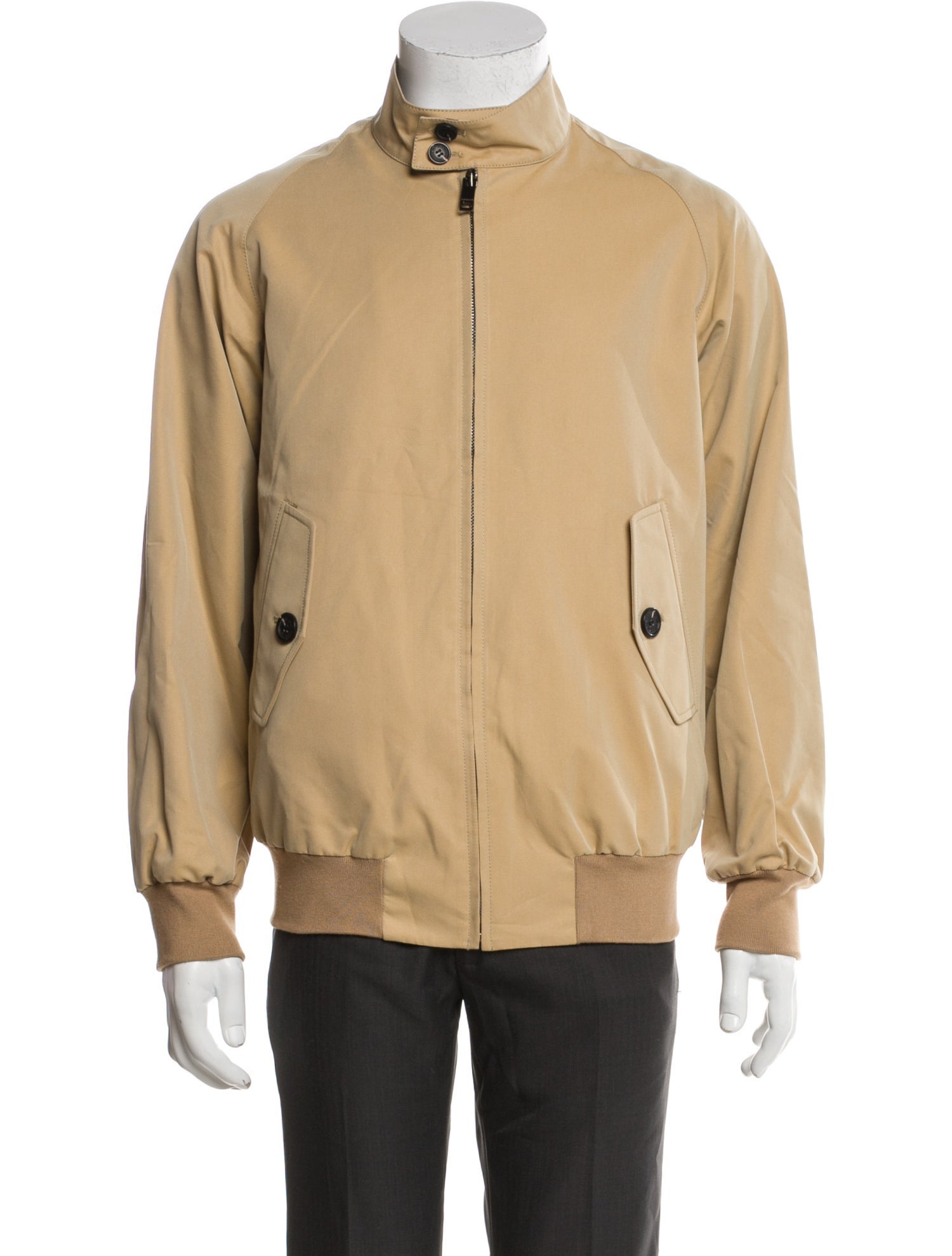 Burberry House Check Pattern Bomber Jacket