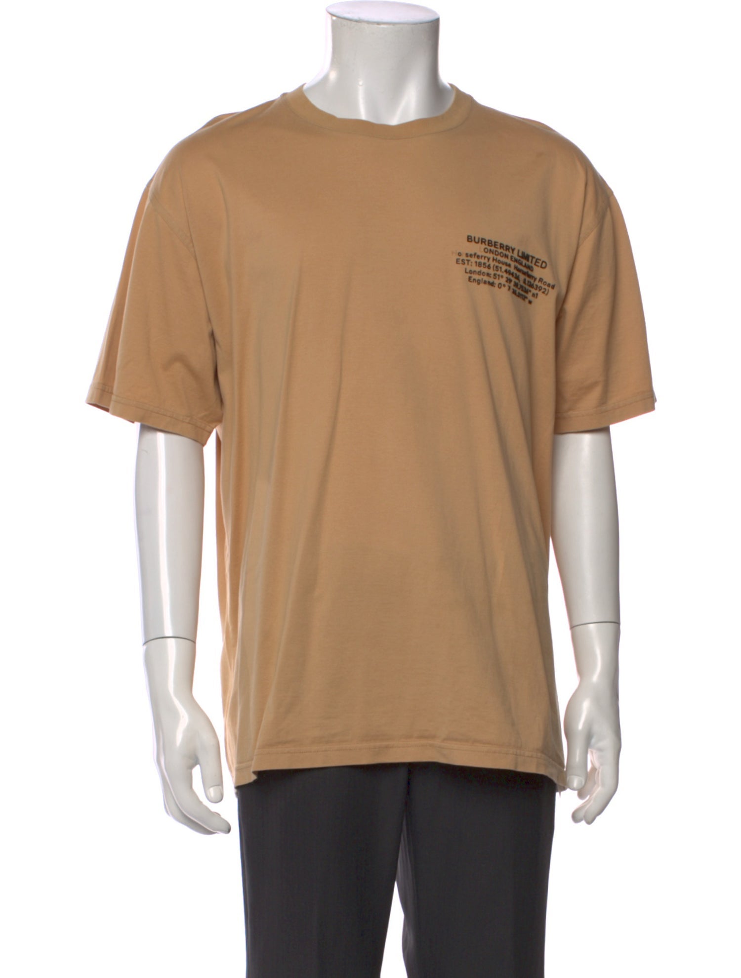 Burberry Graphic Print Crew Neck T-Shirt