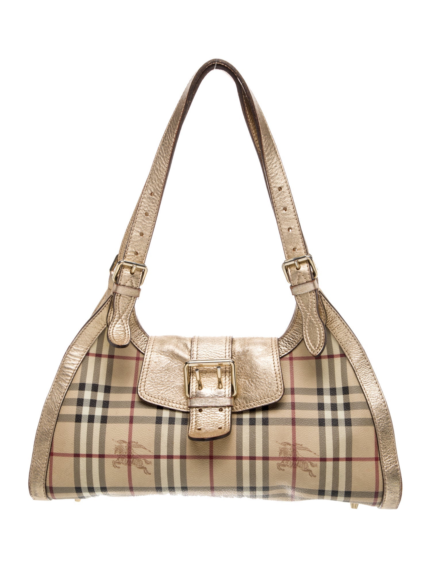 Burberry Haymarket Check Shoulder Bag