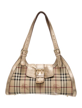 Burberry Haymarket Check Shoulder Bag