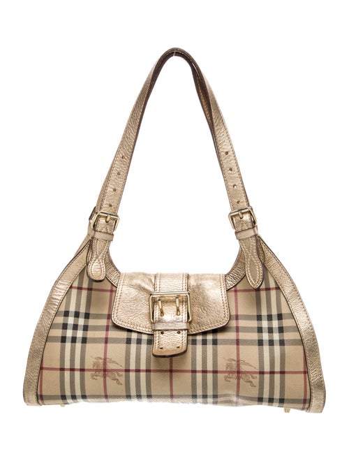 Burberry Haymarket Check Shoulder Bag