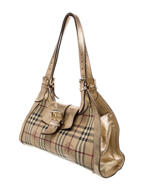Burberry Haymarket Check Shoulder Bag