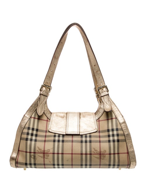Burberry Haymarket Check Shoulder Bag