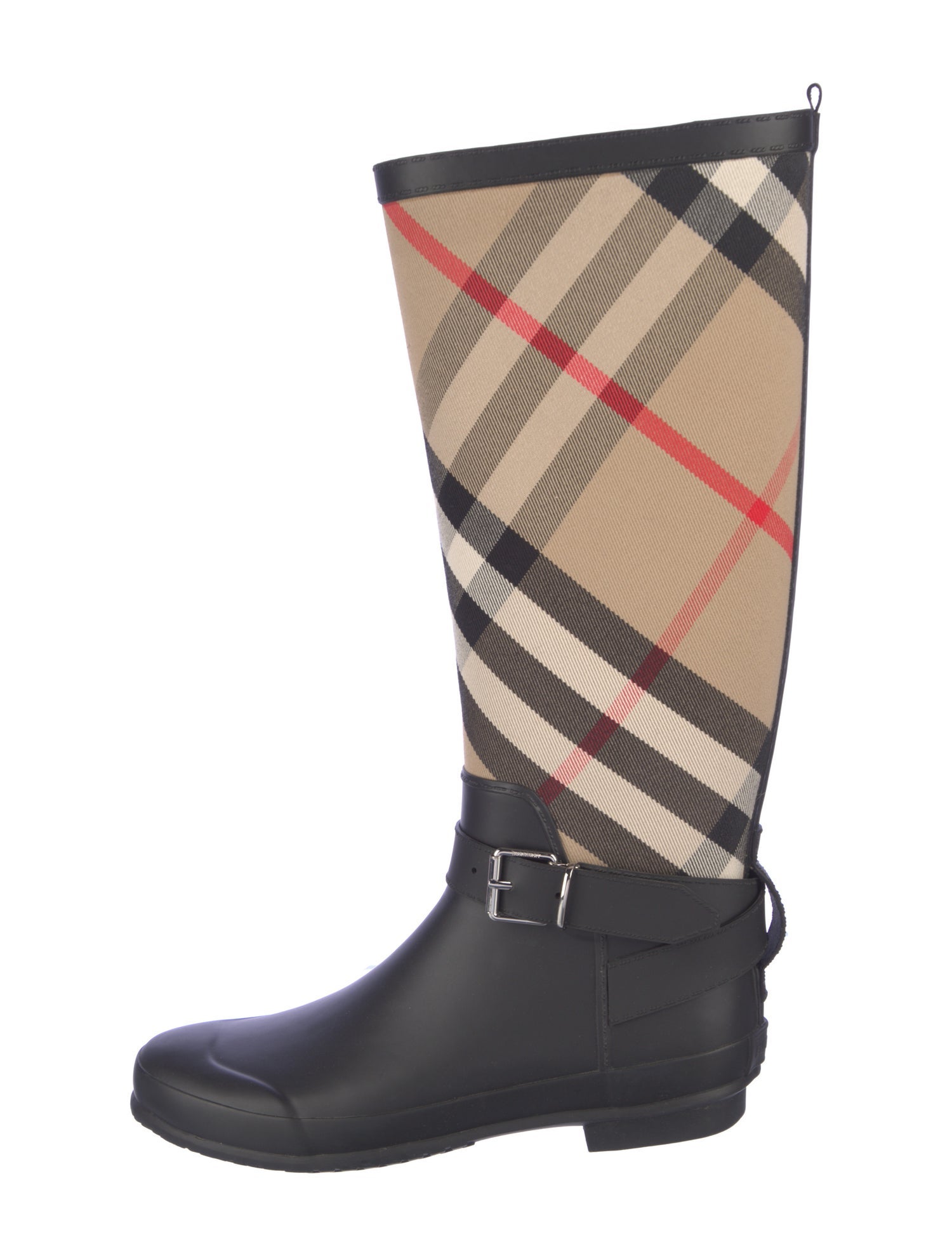 Burberry Vintage Check Rubber Rain Boots