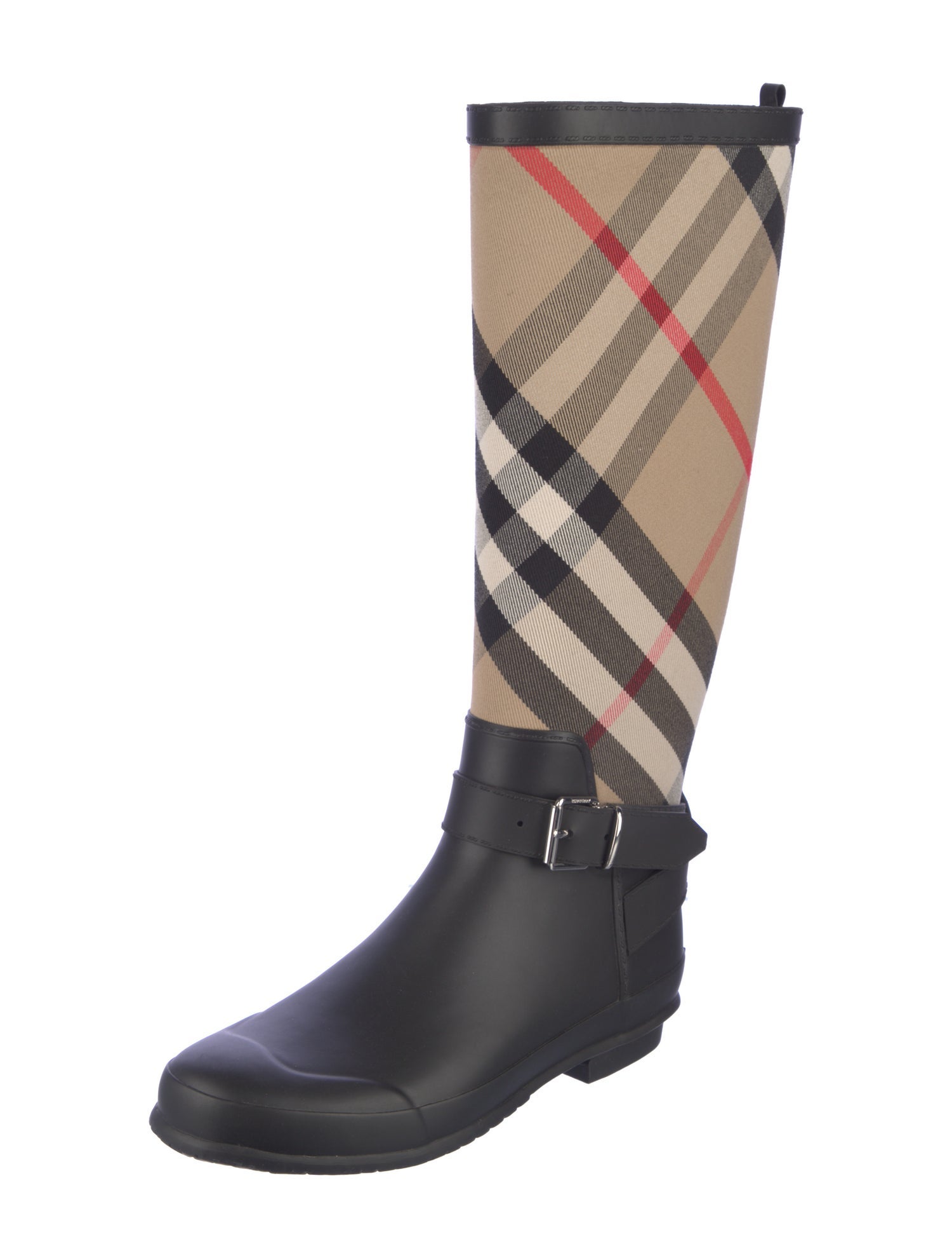 Burberry Vintage Check Rubber Rain Boots