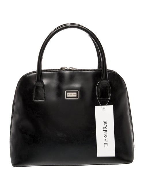 Burberry Leather Top Handle Bag
