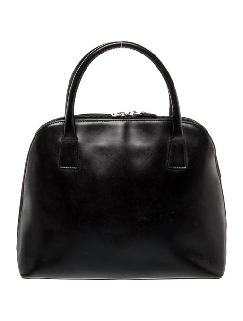 Burberry Leather Top Handle Bag