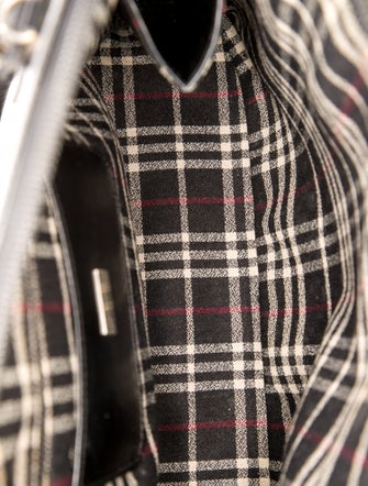 Burberry Leather Top Handle Bag