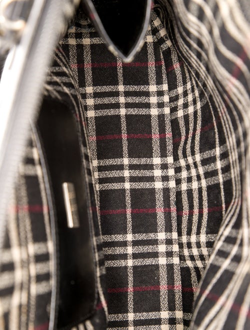 Burberry Leather Top Handle Bag