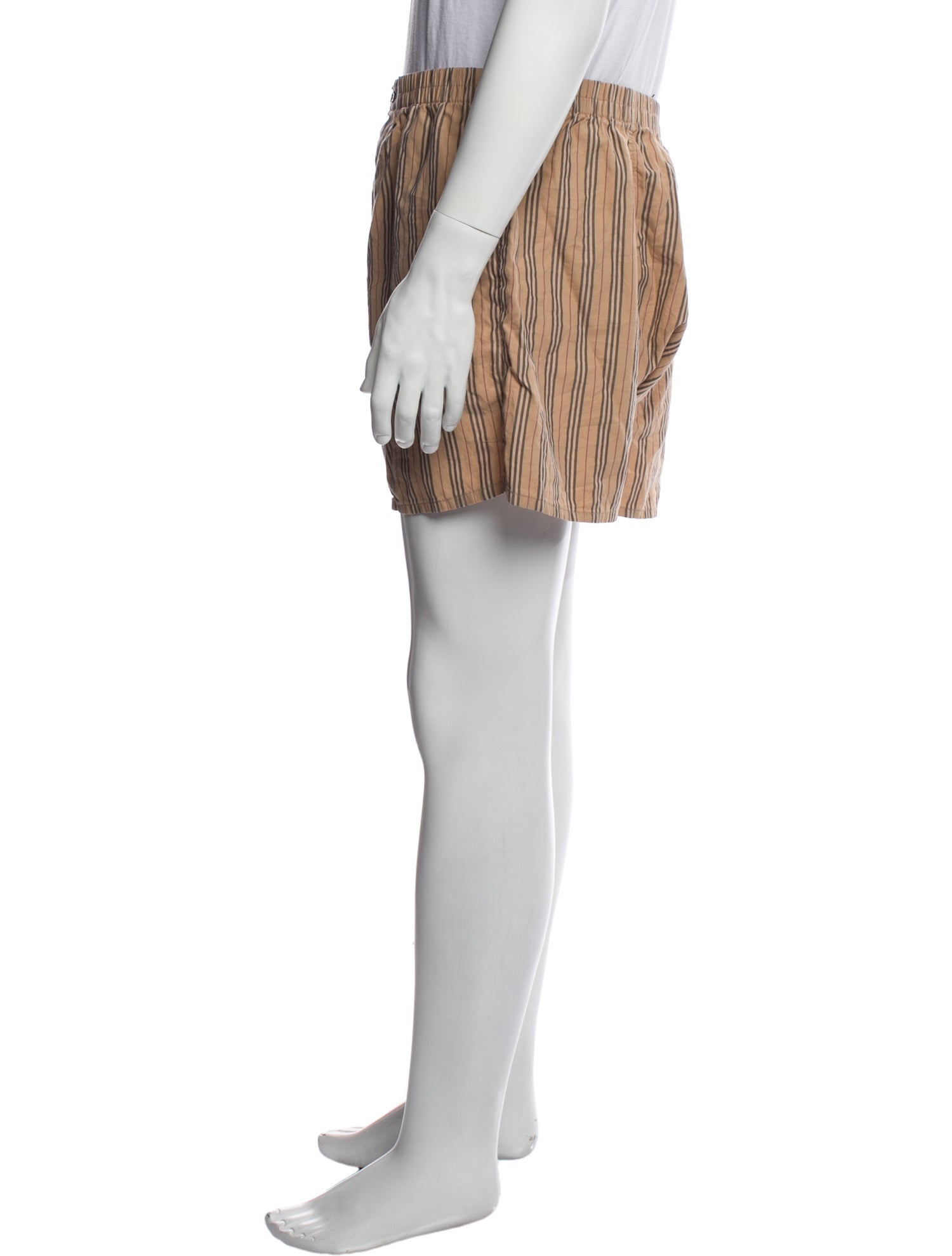 Burberry Striped Jogger Shorts