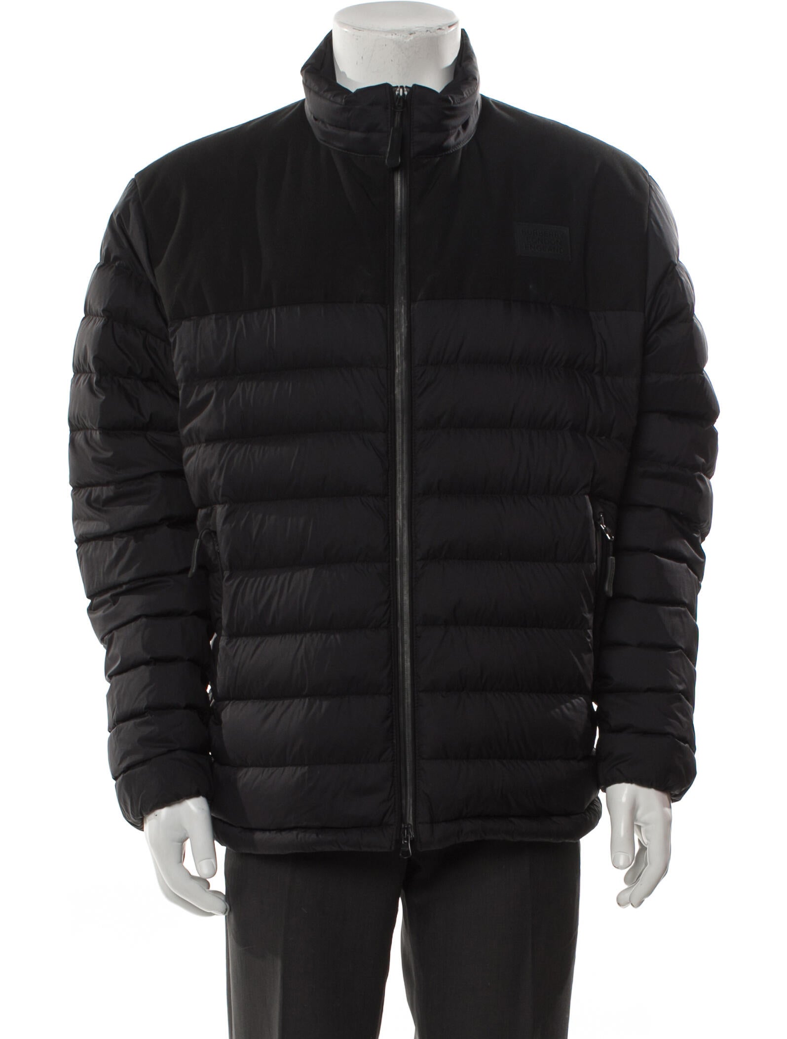 Burberry House Check Pattern Puffer Coat