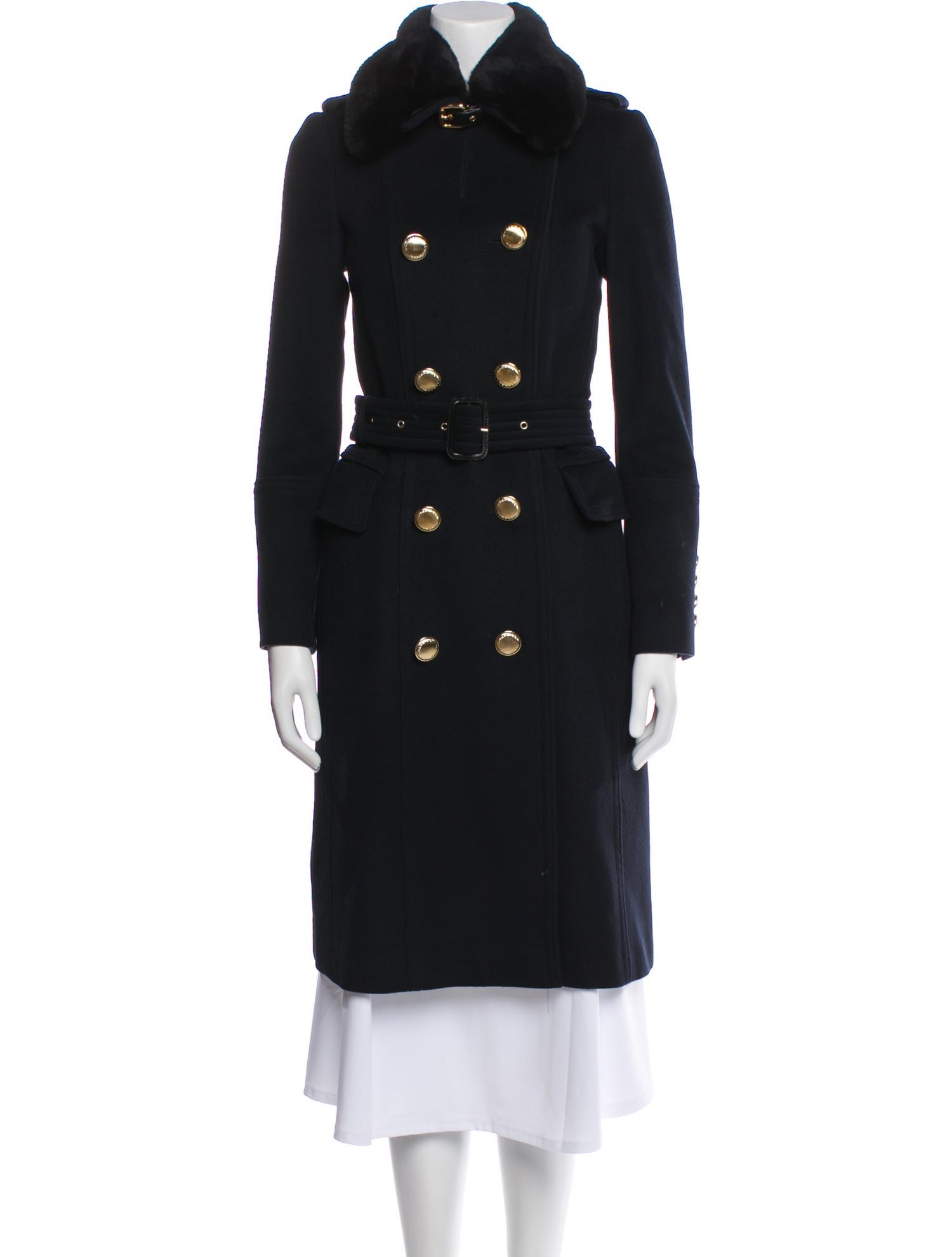 Burberry Wool Trench Coat