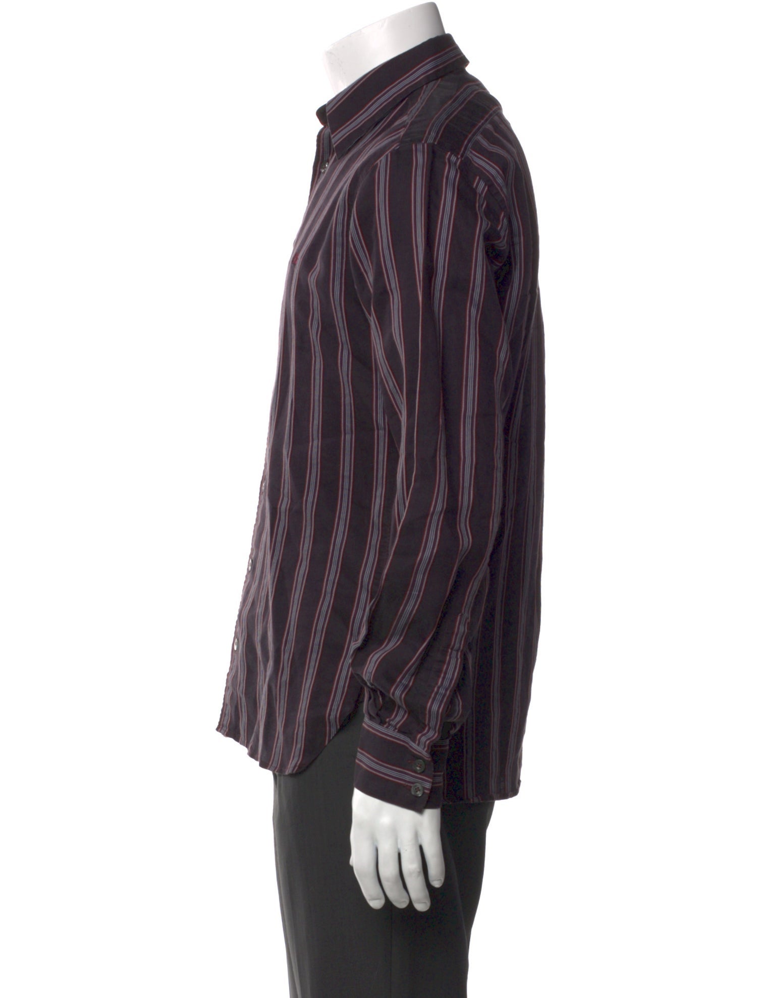 Burberry Exploded Check Pattern Long Sleeve Shirt