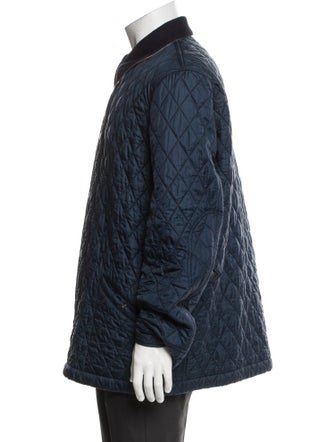 Burberry Brit Nova Check Pattern Puffer Coat