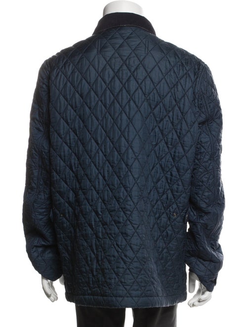 Burberry Brit Nova Check Pattern Puffer Coat