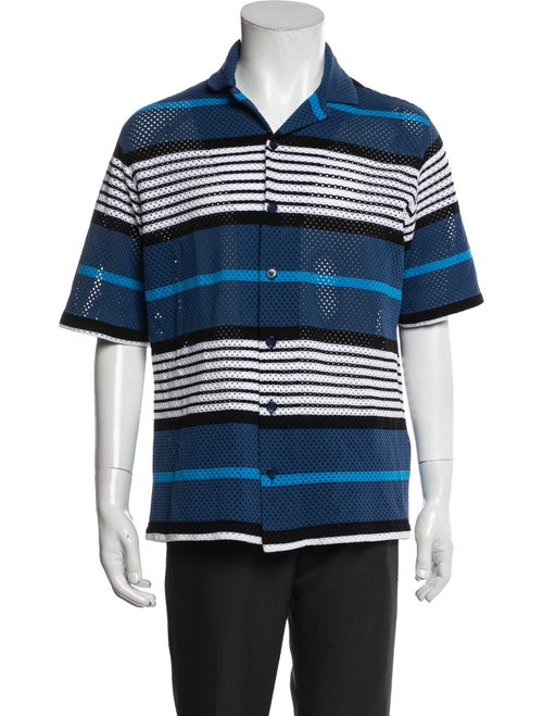 Burberry Striped Short Sleeve Shirt
