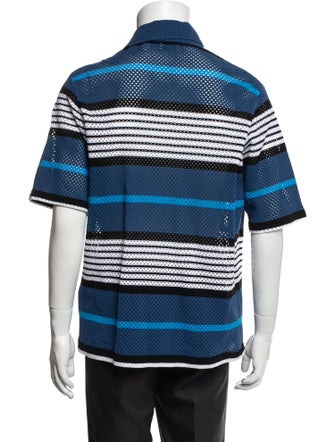 Burberry Striped Short Sleeve Shirt
