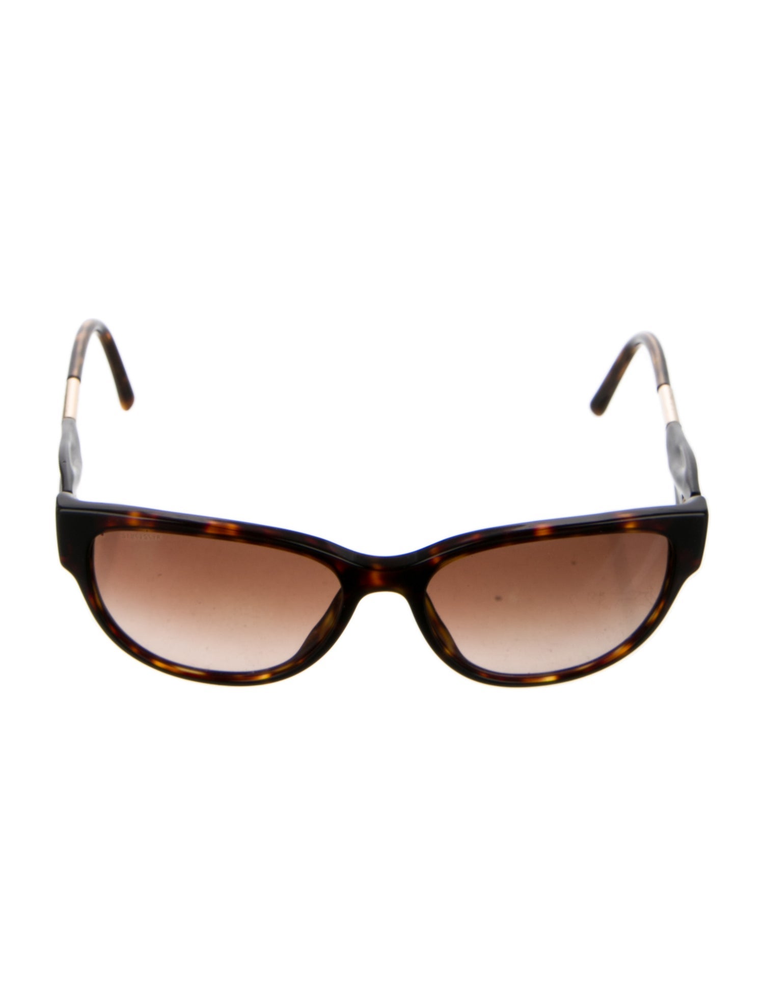 Burberry Check Trimmed Cat-Eye Sunglasses