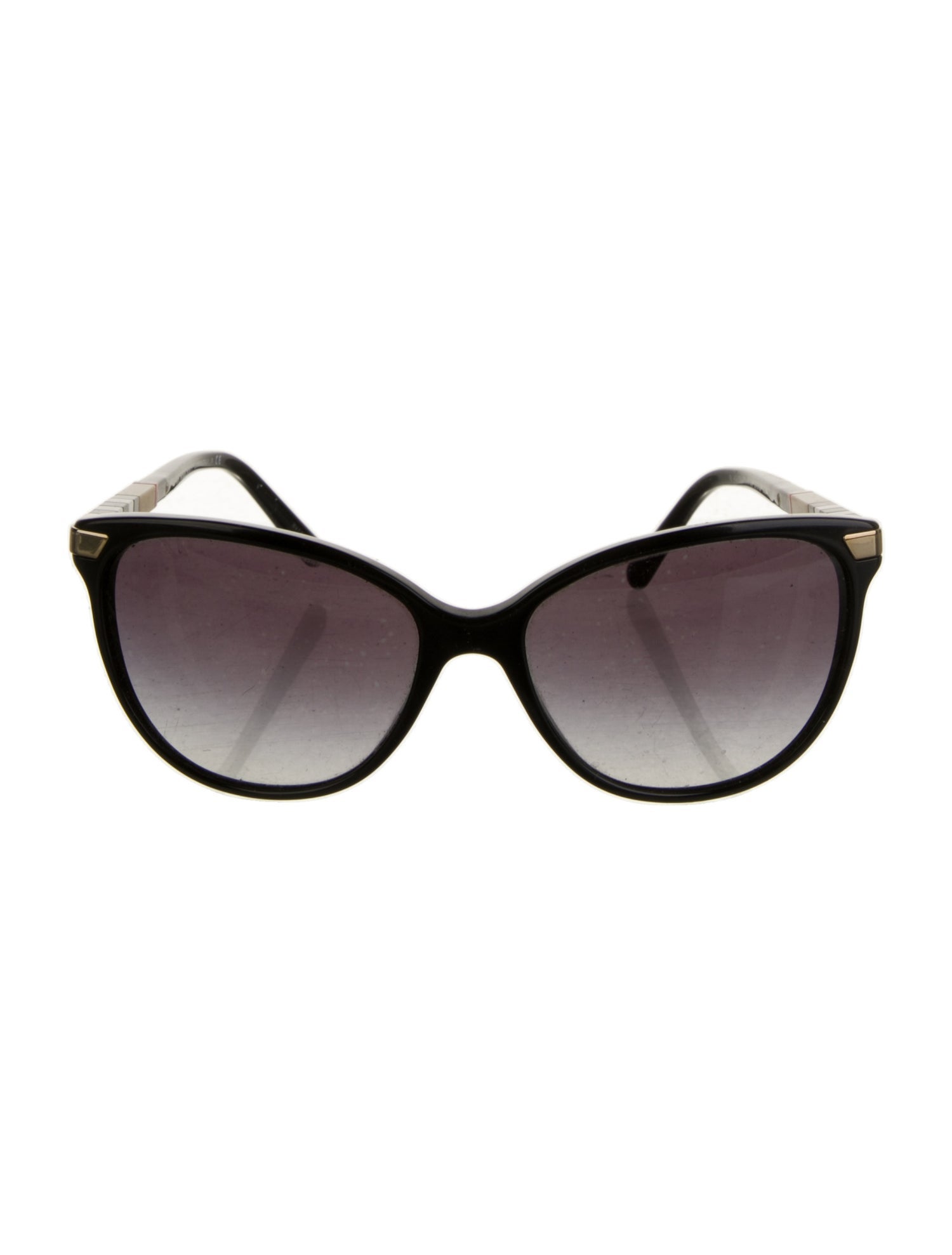 Burberry Nova Check Pattern Wayfarer Sunglasses