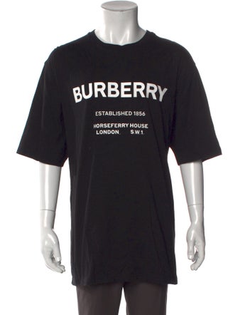 Burberry Graphic Print Crew Neck T-Shirt