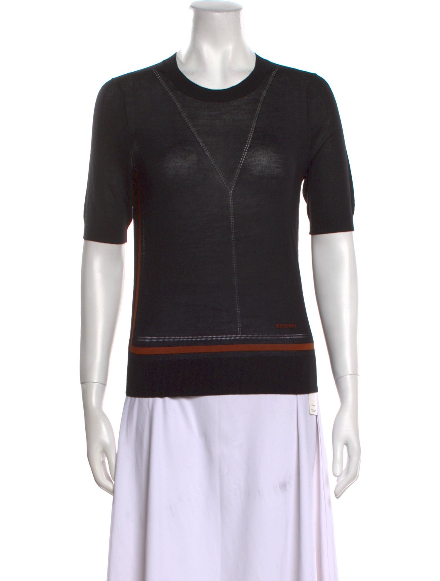 Burberry Wool Crew Neck Sweater