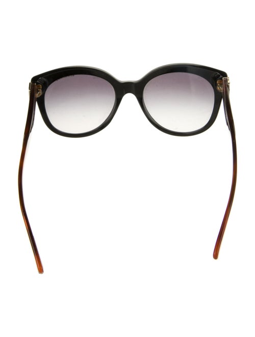 Burberry House Check Pattern Oversize Sunglasses