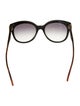 Burberry House Check Pattern Oversize Sunglasses
