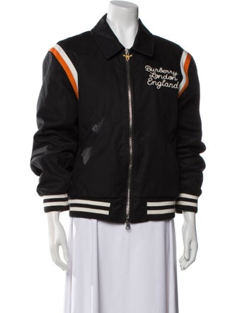Burberry Graphic Print Bomber Jacket