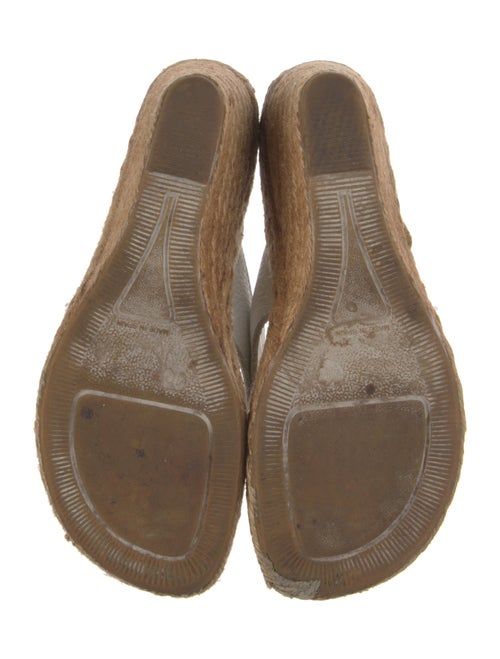 Burberry Leather Espadrilles