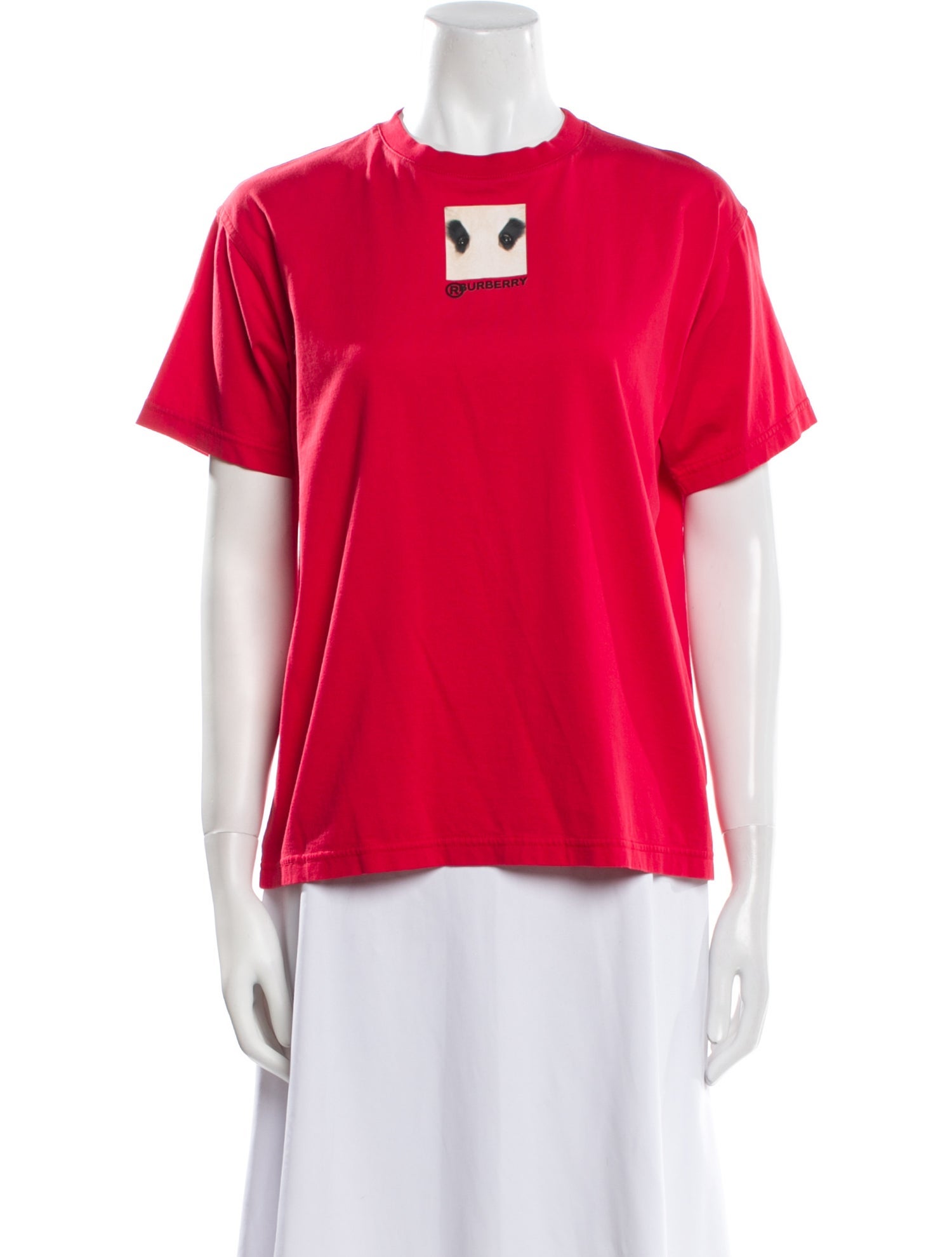 Burberry Graphic Print Crew Neck T-Shirt