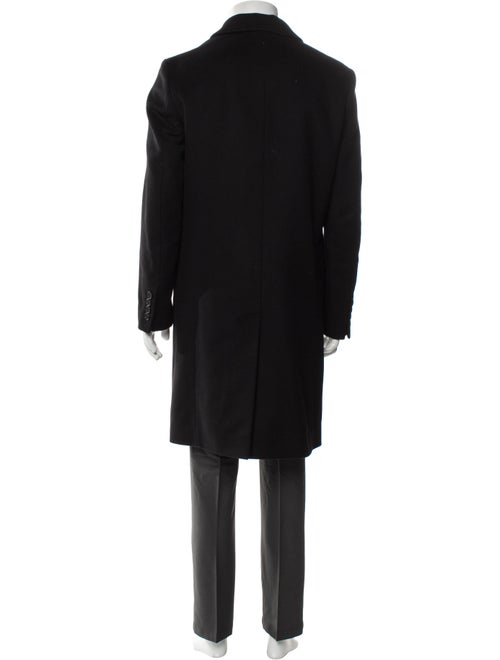 Burberry Abstract Check Virgin Wool Overcoat