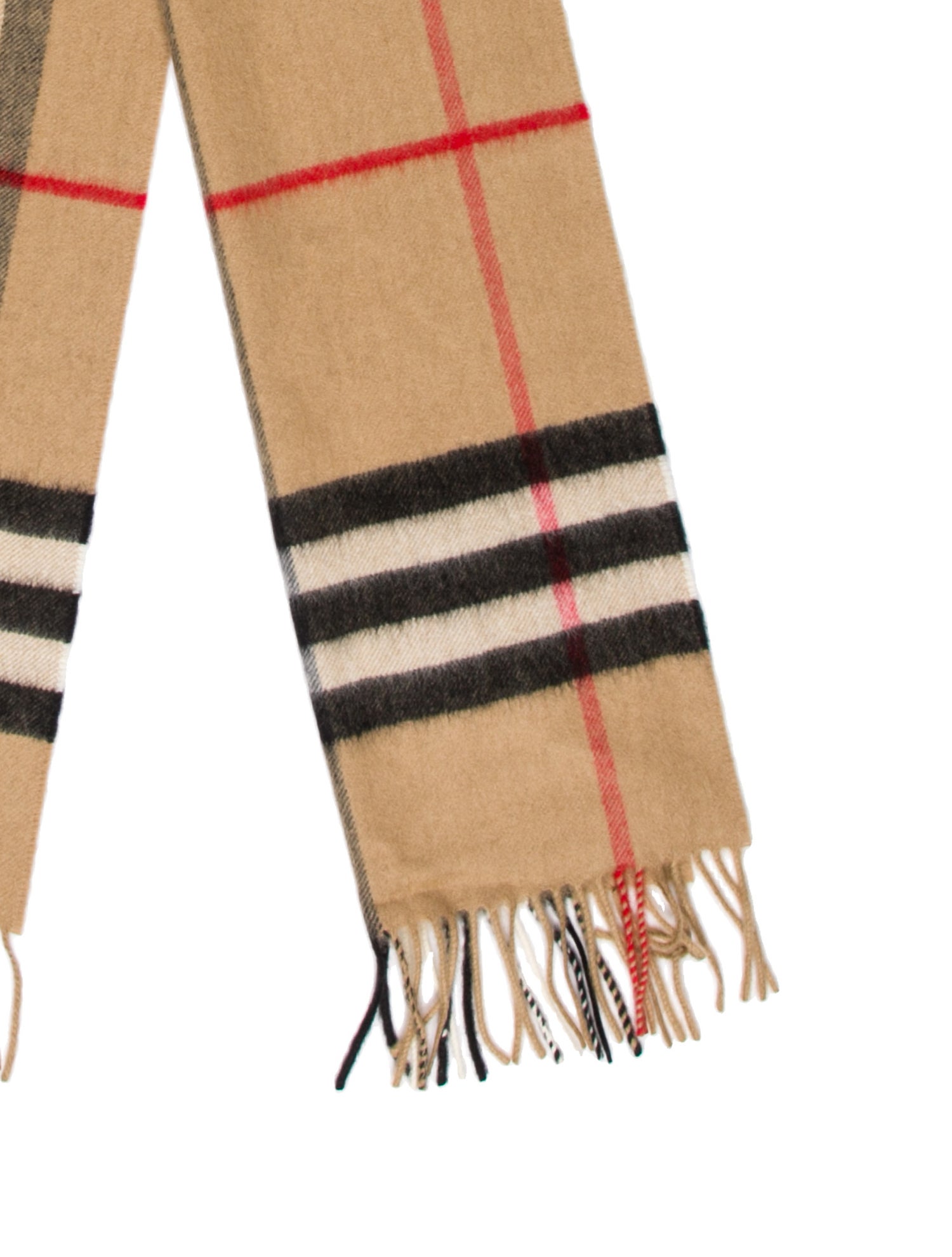 Burberry Cashmere Striped Scarf w/ Tags