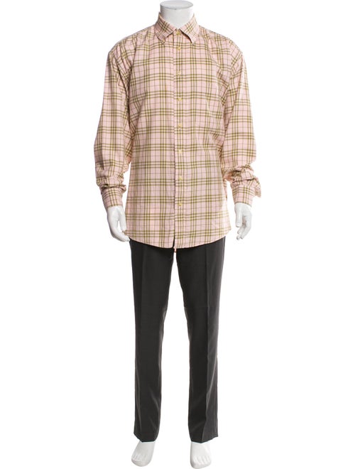 Burberry London Nova Check Pattern Long Sleeve Shirt