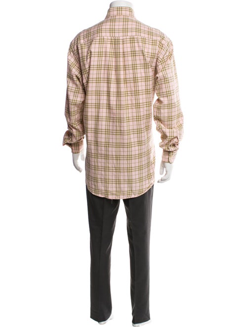 Burberry London Nova Check Pattern Long Sleeve Shirt